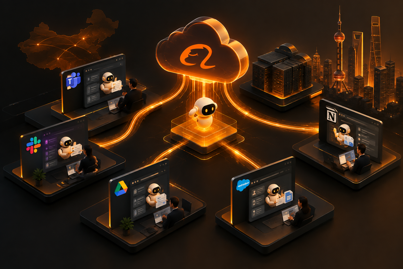 Alibaba's AI Agents Now Work Inside Rival Apps