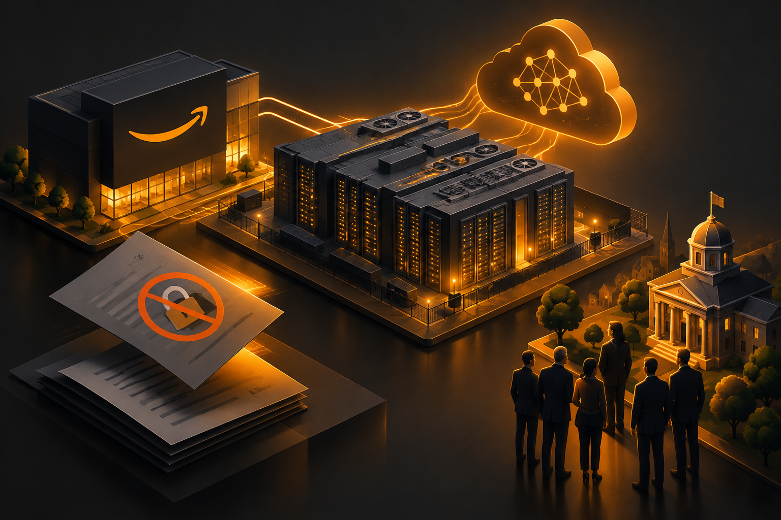 Amazon verzichtet bei Rechenzentrumsdeals auf Geheimhaltungsvereinbarungen