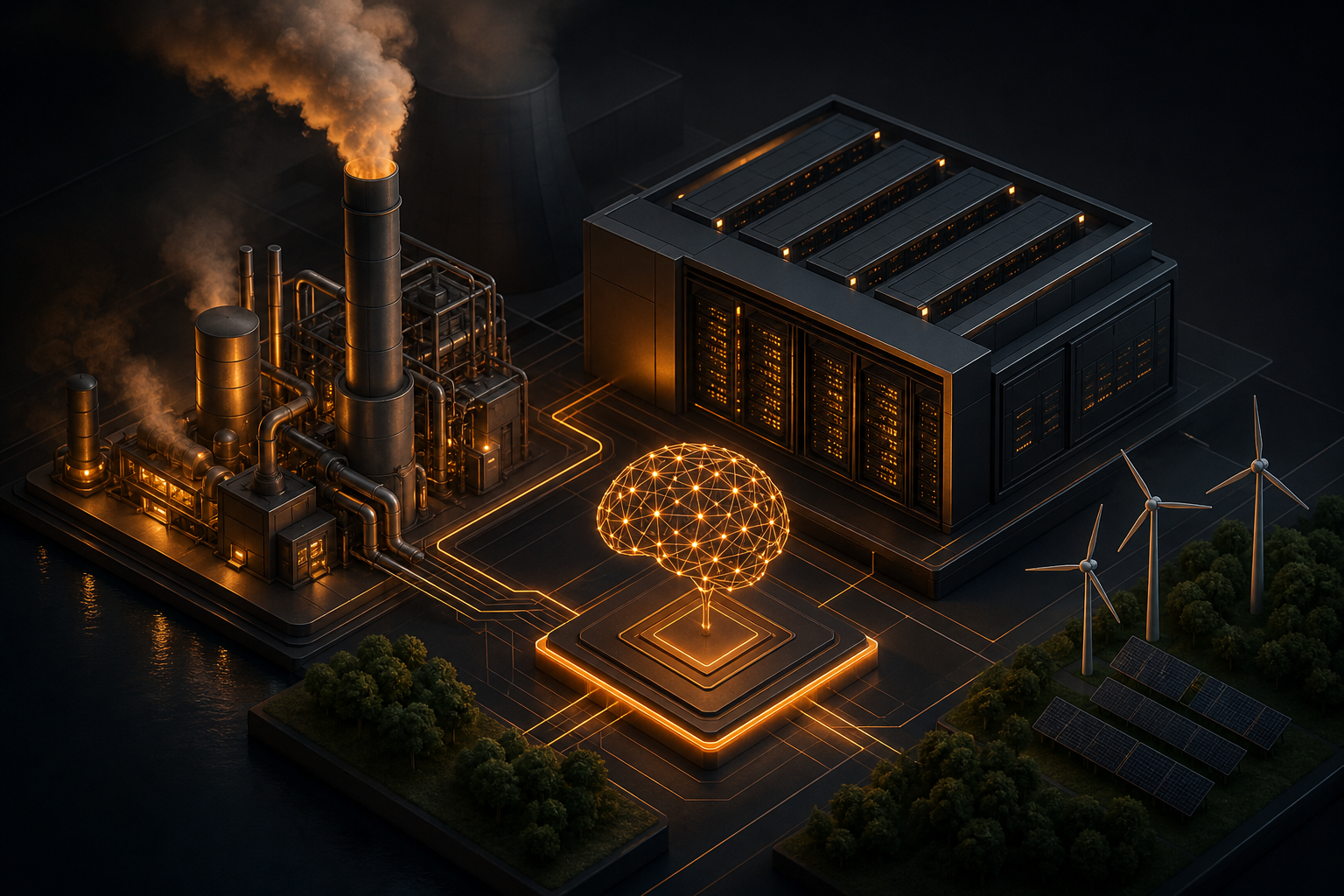Amazon baut Gaskraftwerk für KI-Rechenzentrum – mit Rekord-Emissionen
