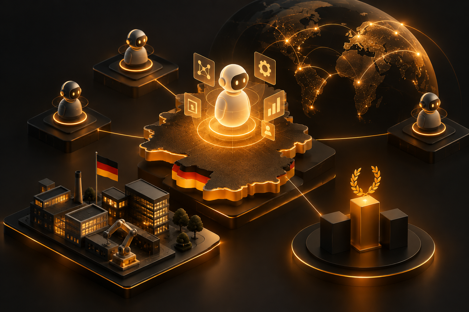 Deutschland in der globalen Spitzengruppe bei KI-Agenten