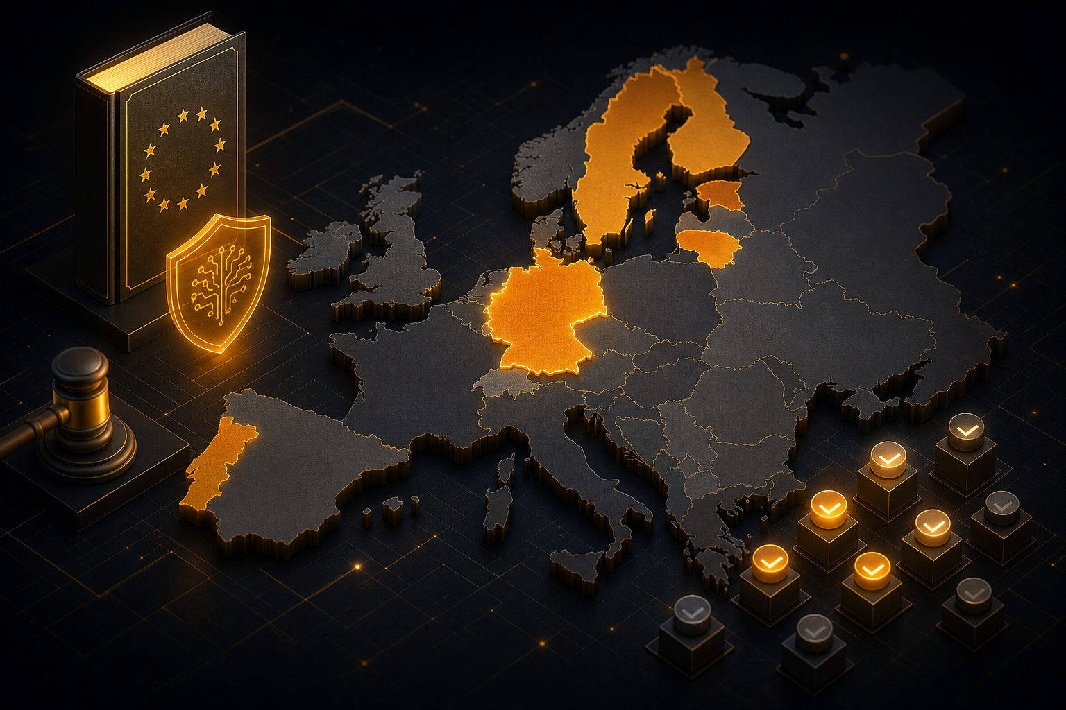 EU AI Act: Nur 8 von 27 Ländern zur Durchsetzung bereit