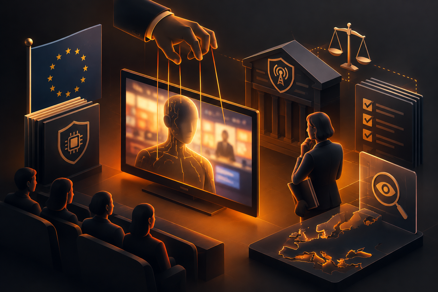 Wer kontrolliert KI im TV? Deutsche Medienaufsicht rätselt über ihre eigenen Befugnisse