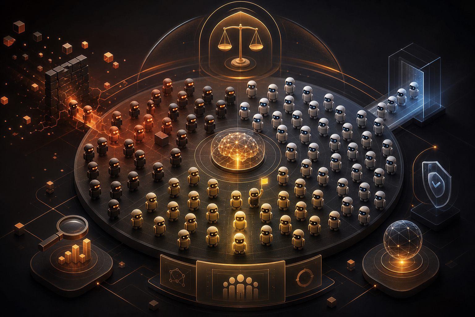 Google Deepmind: 100 KI-Agenten spalten sich in Betrüger, Mitläufer und Whistleblower