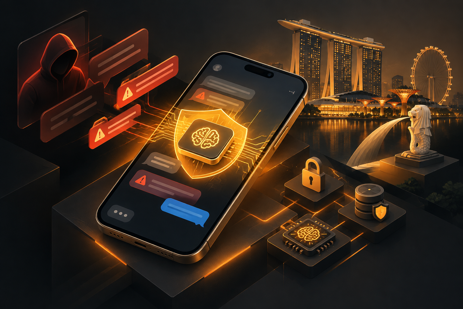 Google DeepMind and Singapore use AI against chat scams – directly on the smartphone