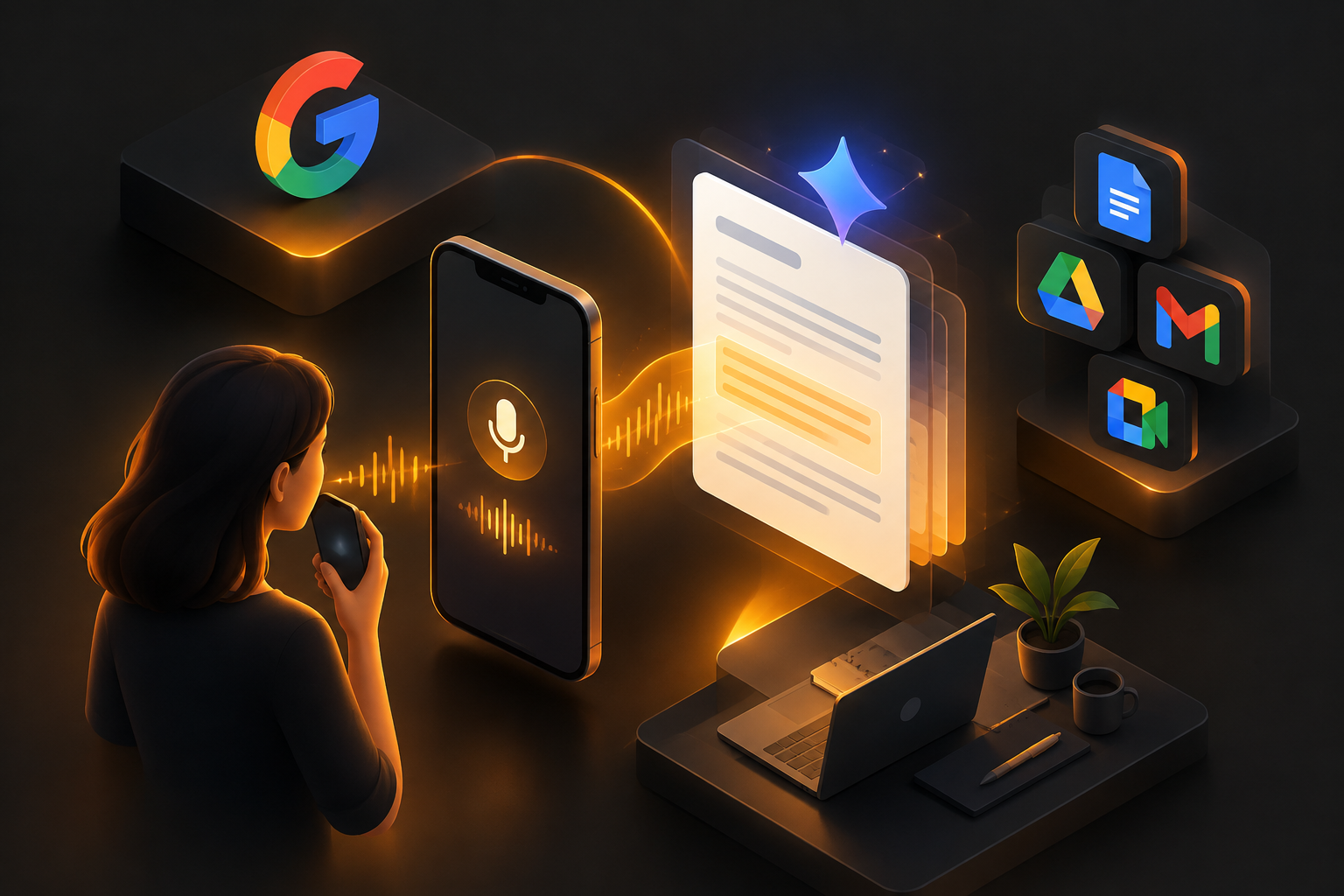 Google rollt KI-Entwürfe per Sprache in Docs für Android und iOS aus