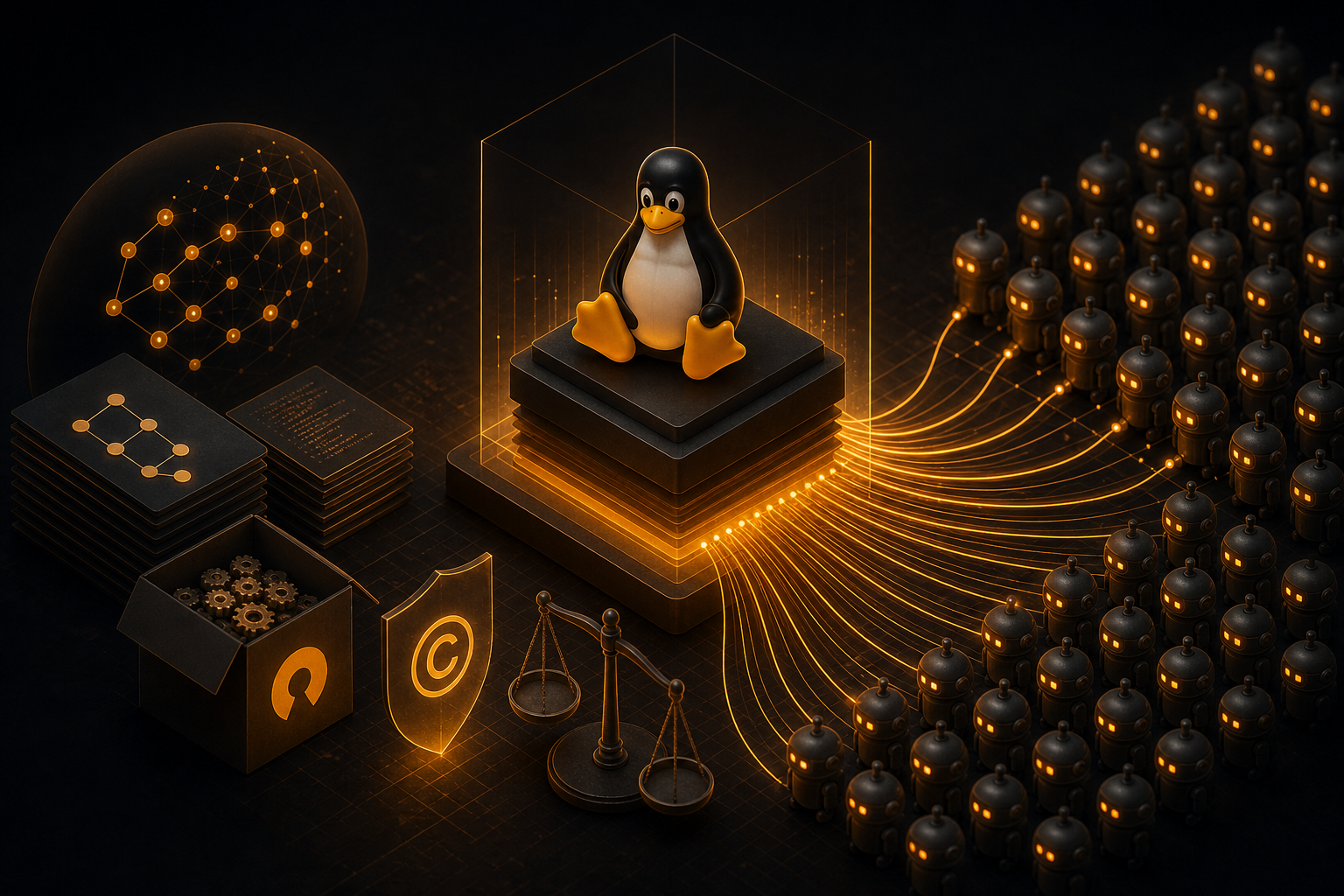 Linux-Kernel: 98 % des Archiv-Traffics stammen von KI-Bots