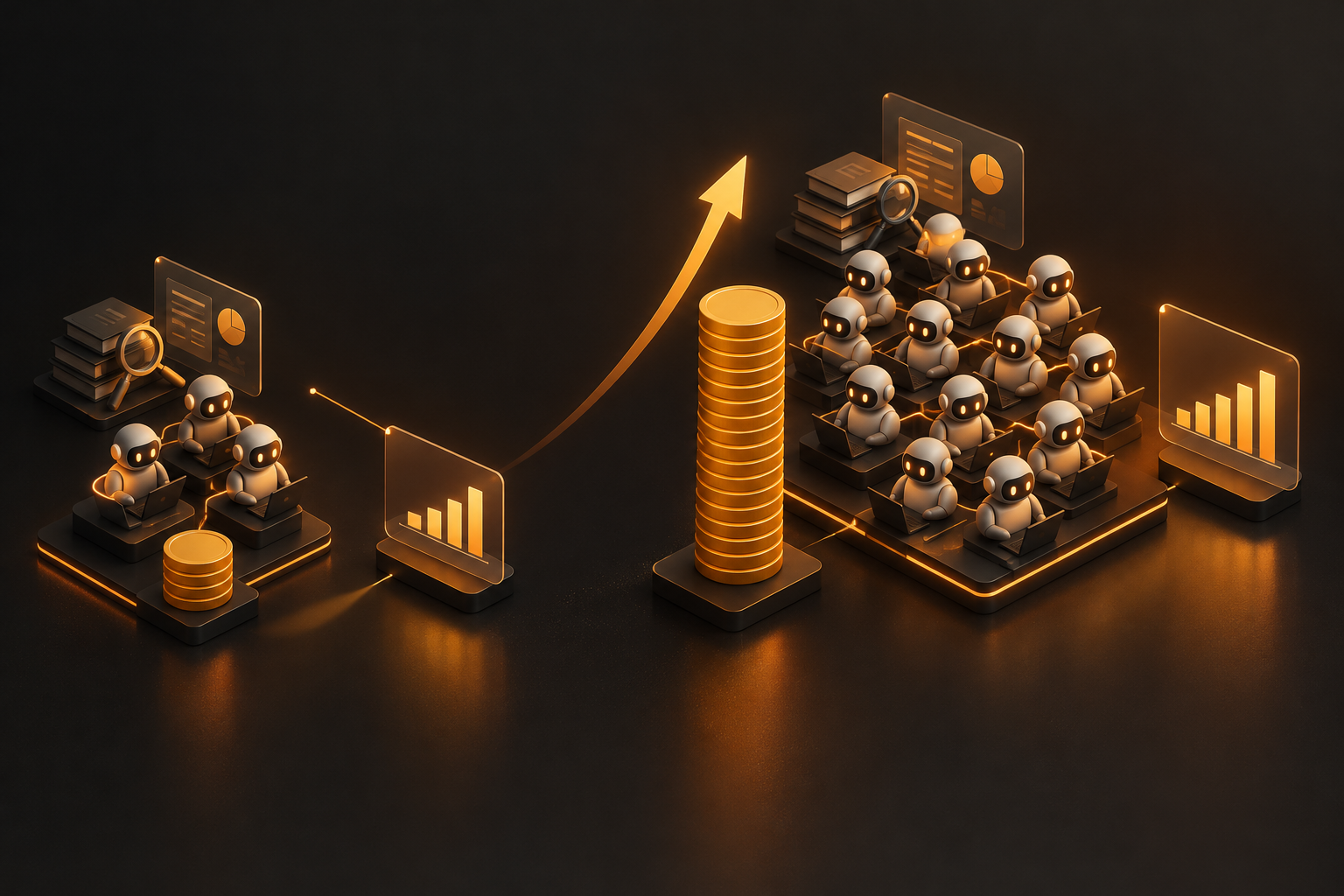 More AI agents, little better results: teams cost up to 5.1x more