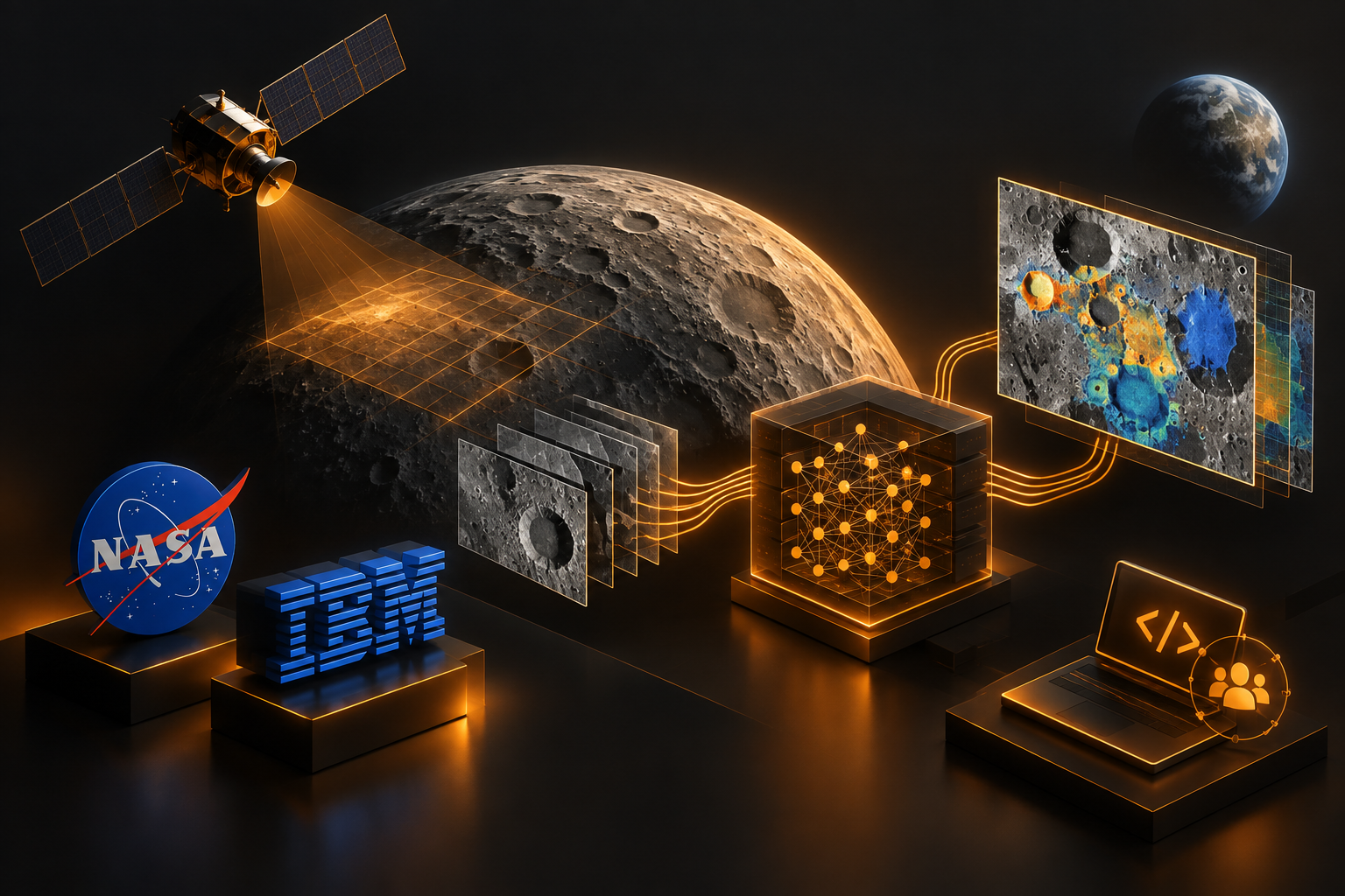 NASA and IBM Release Open-Source AI Model for Lunar Mapping