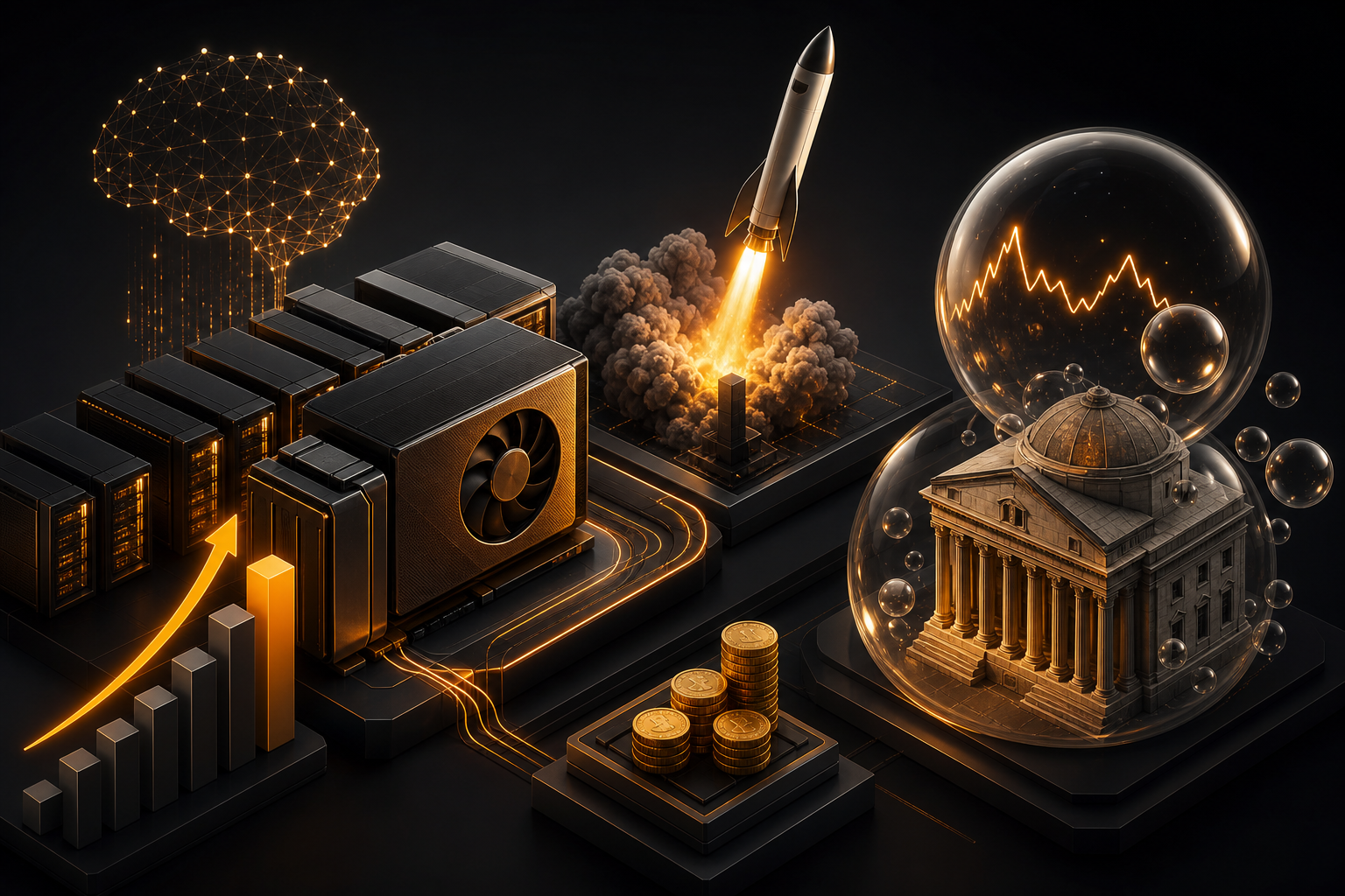 Nvidia forecasts 70% revenue growth driven by exclusive SpaceX deal – Bank of England warns of AI bubble