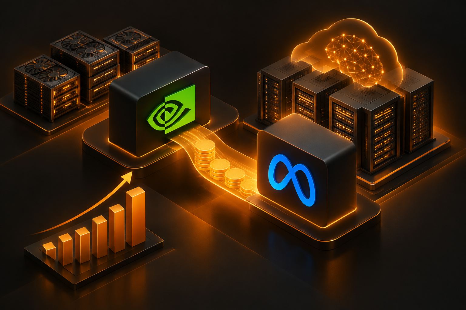 Nvidia invests in its customer Meta