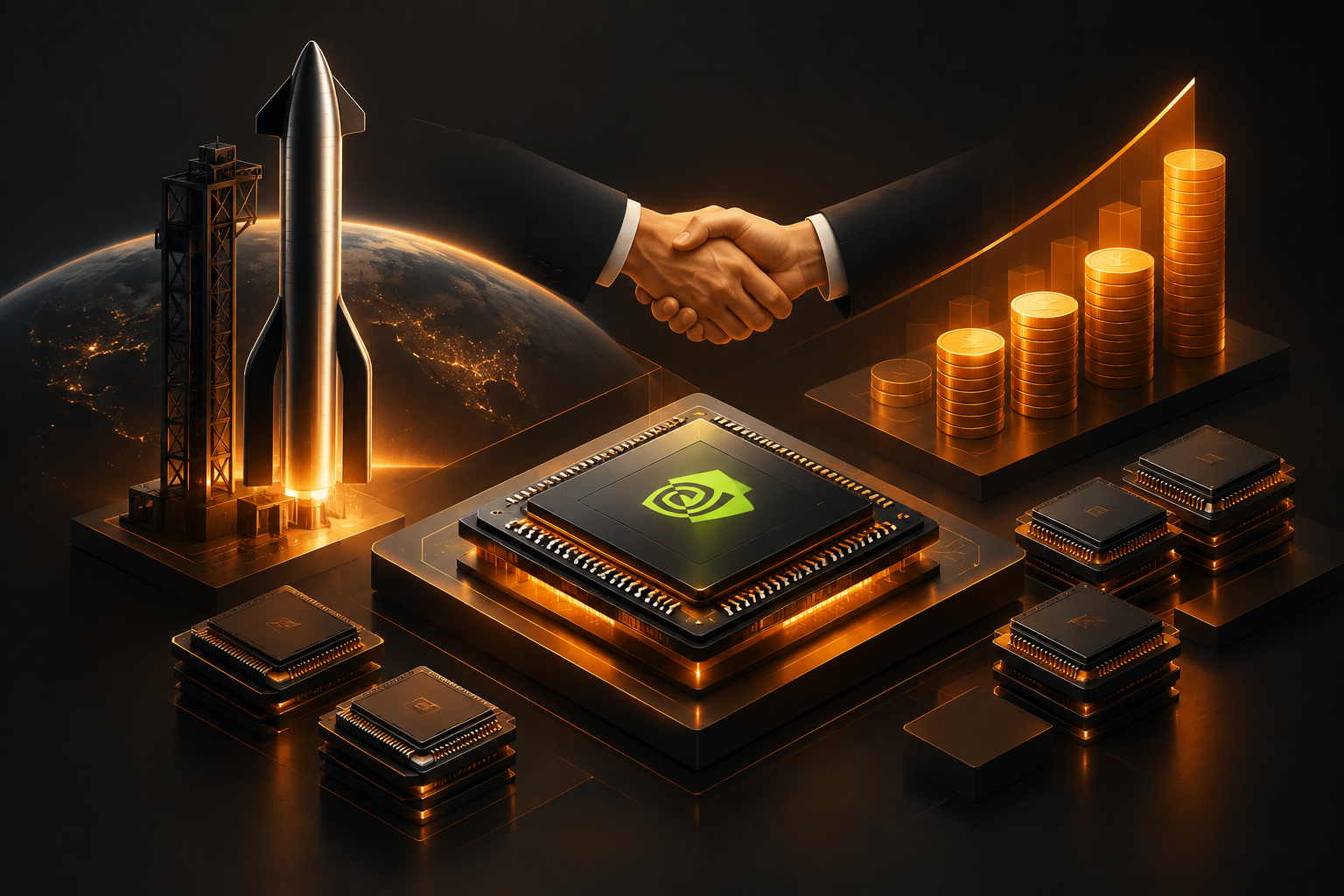 SpaceX Negotiates $40 Billion Financing for Nvidia Chips