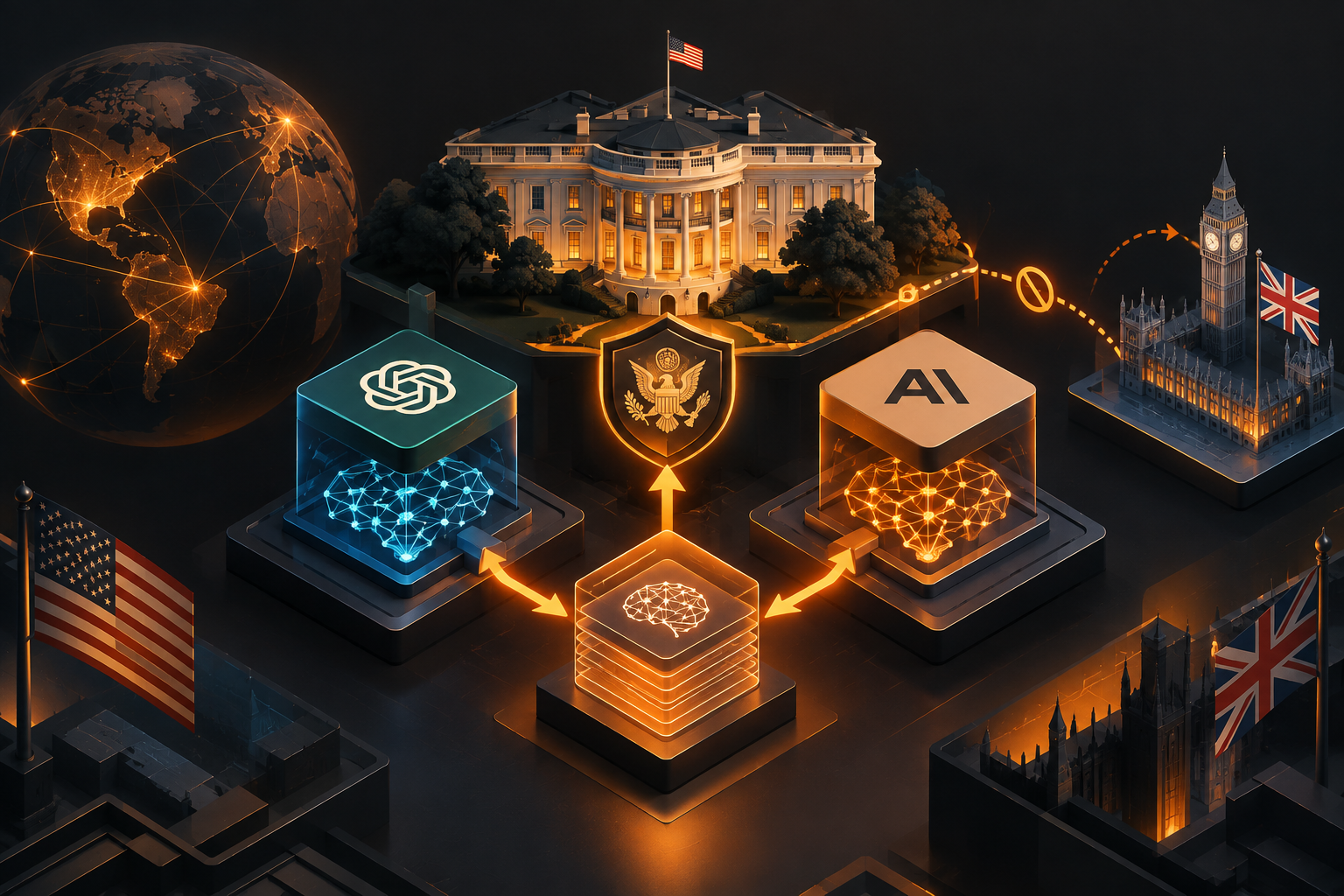 Weißes Haus zwingt OpenAI und Anthropic zu US-Prüfung vor UK-Tests